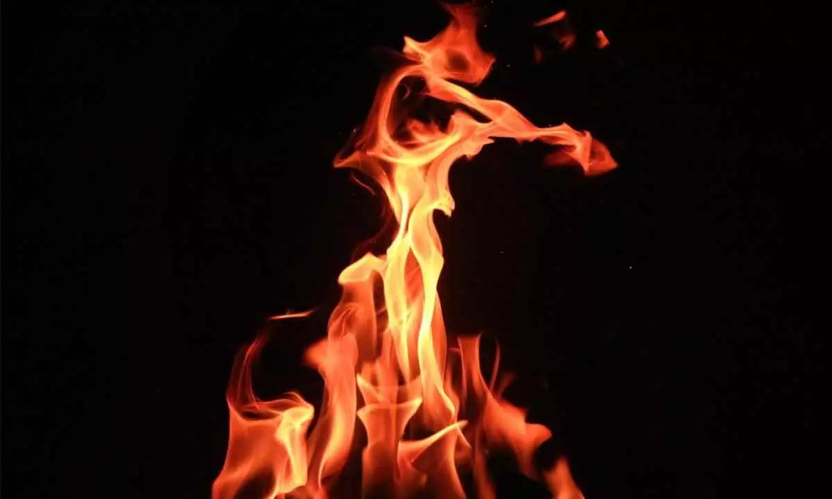 DCM fire in Rajendranagar