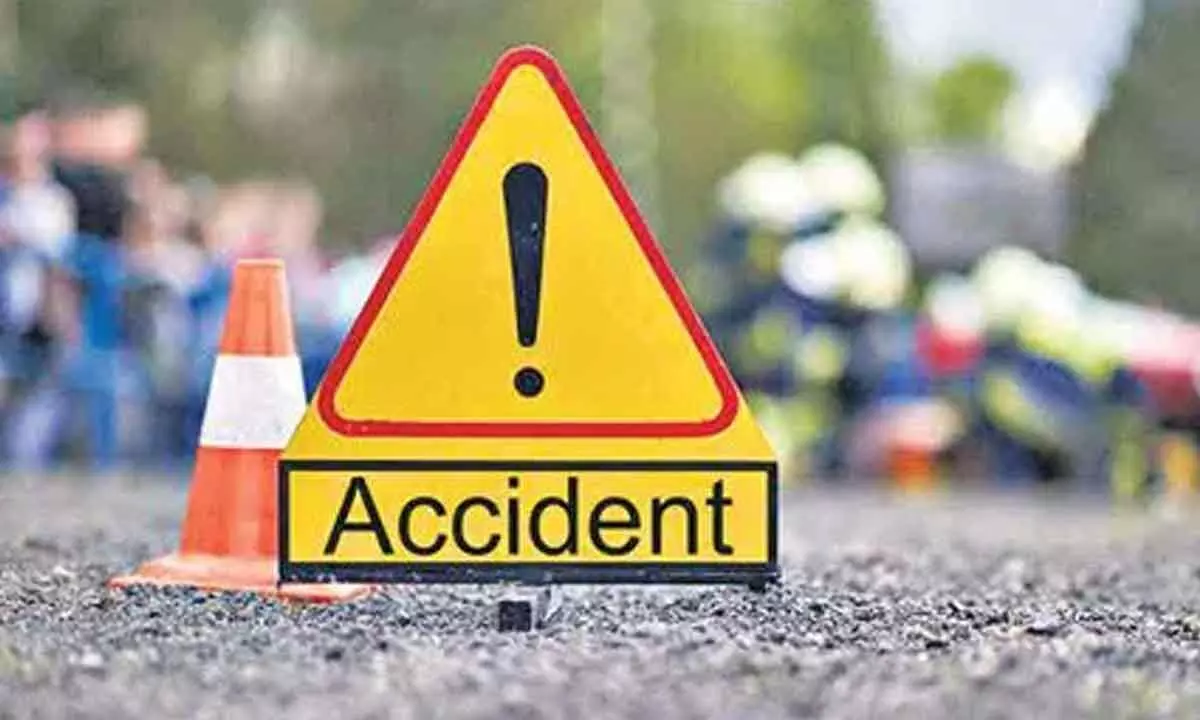 Three killed, two injured after earthmover fell on a car