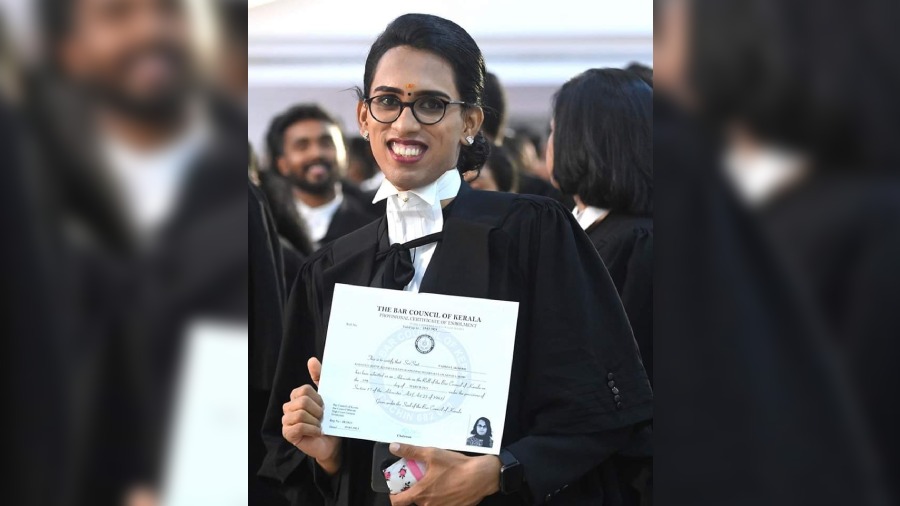 Padma Lakshmi becomes first transgender lawyer in Kerala