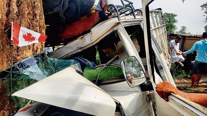 18 injured in road accident