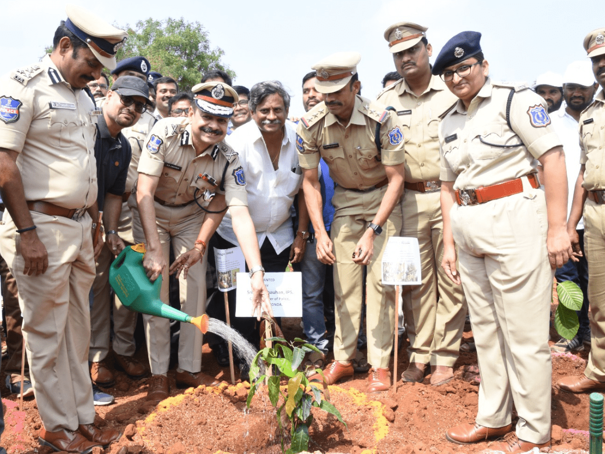 Telangana: Over 3K saplings planted at Medipally under Green India Challenge