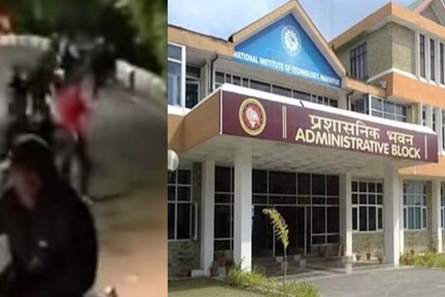 Students clashed with each other late night at NIT Hamirpur; Attacked each other with rods..Stones also pelted