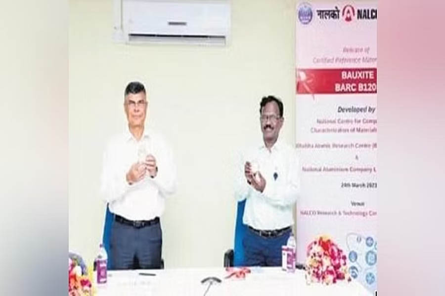 Bauxite CRM ‘BARC B1201’ developed by NALCO and BARC