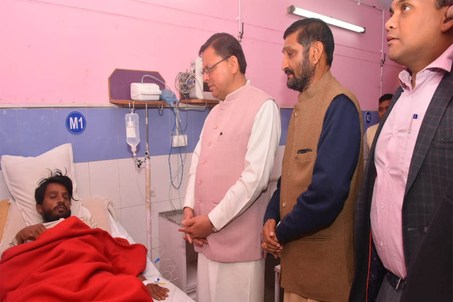CM Dhami inspected the health center