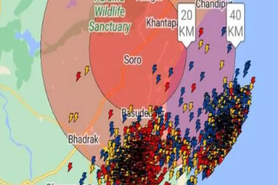Over 5,000 were struck by lightning in the state of Odisha in 30 minutes