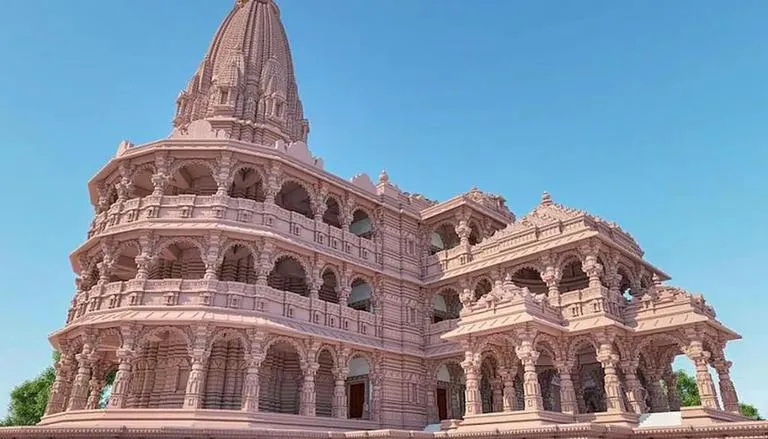 How the sanctum sanctorum of the Ram temple is taking shape in Ayodhya