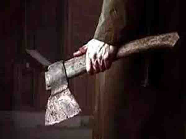 Man attacks family with axe, wife killed, children injured
