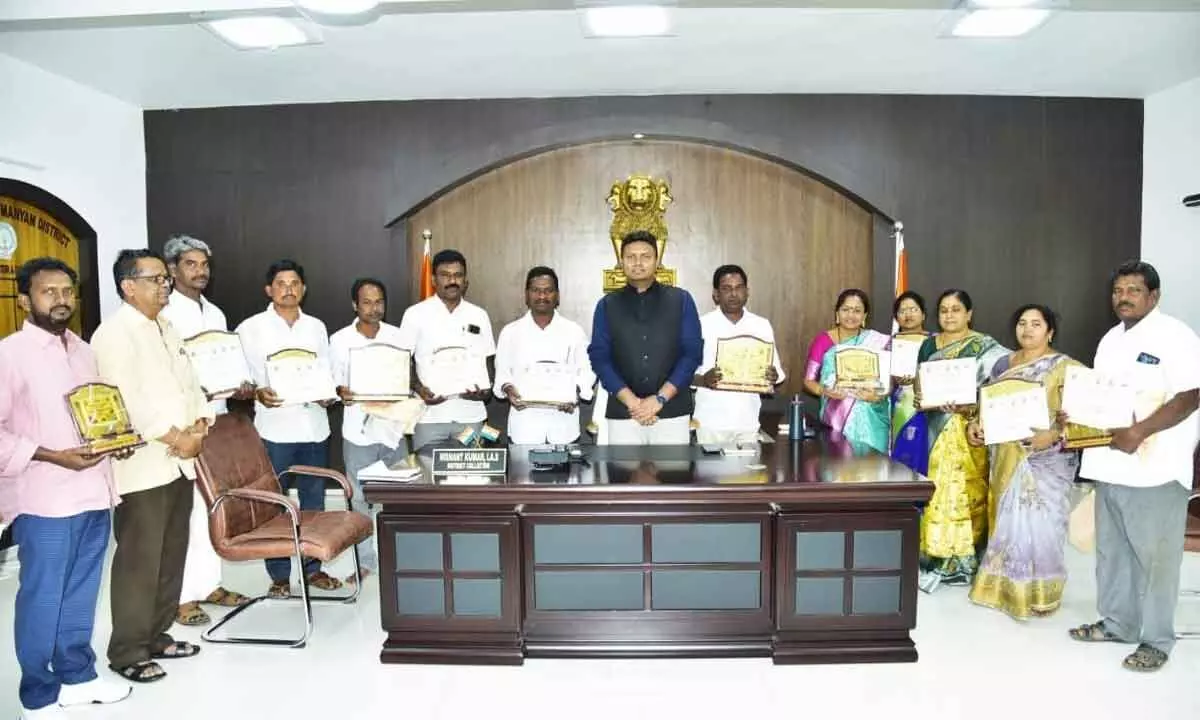 Awards to 14 gram panchayats of Manyam district
