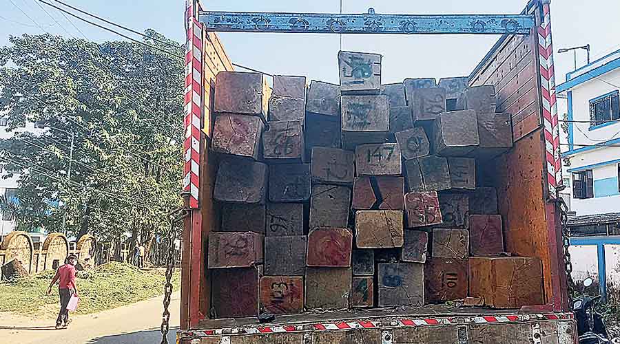 Wood worth Rs 40 lakh seized from truck