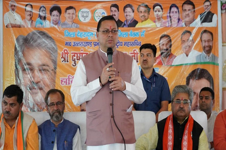 BJP workers should take public welfare schemes to the people: CM Dhami