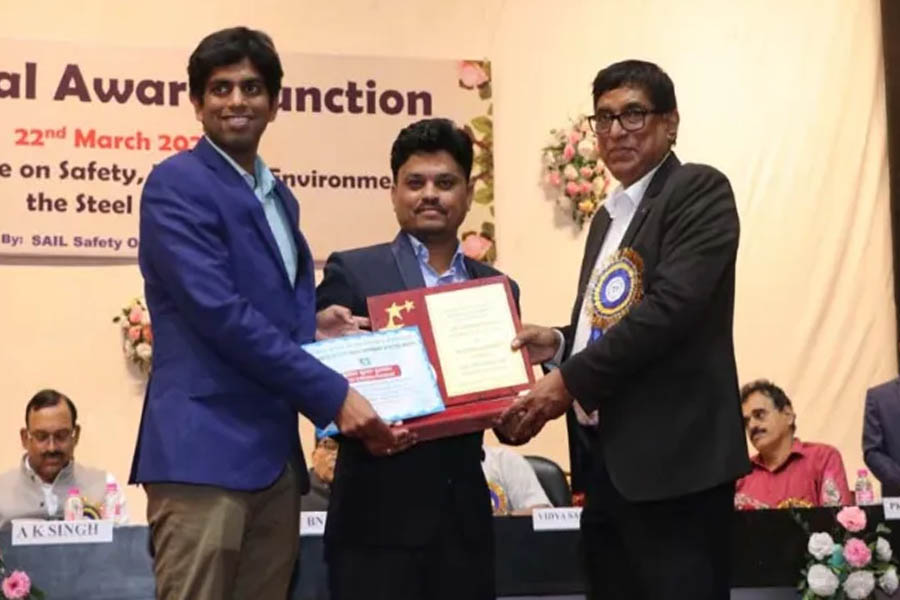 Surat: AM/NS India’s Hazira facility honored with prestigious Steel Safety Award