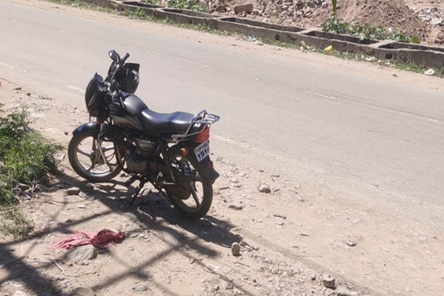 Nalagarh: Truck collided with motorcycle, death