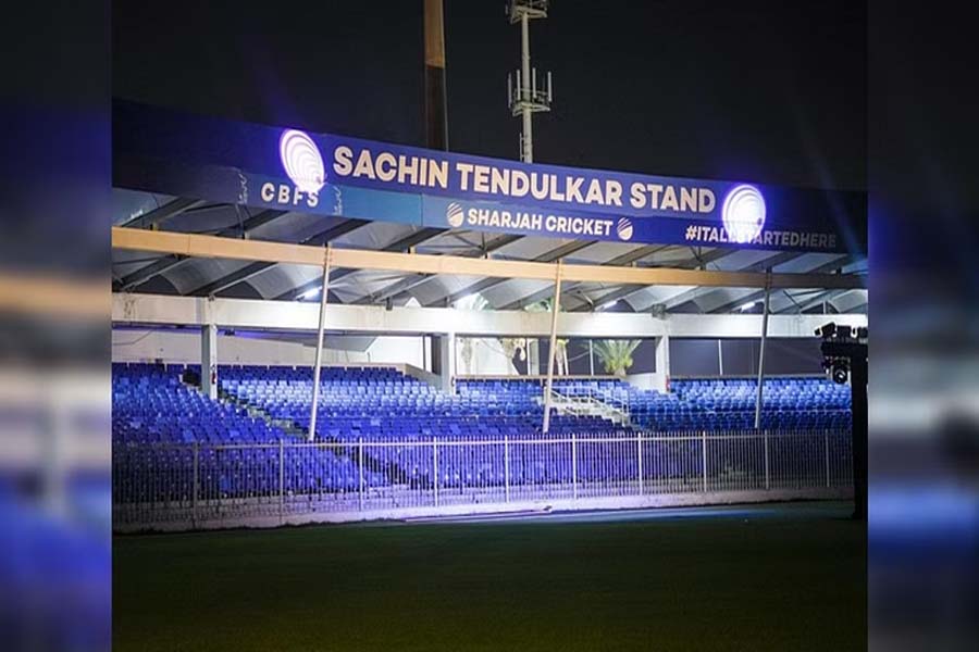Sharjah Cricket Ground unveils Sachin Tendulkar stand