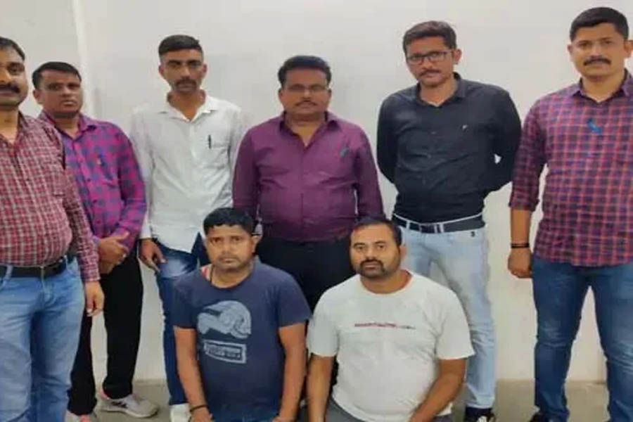 Surat: Two caught with 10.534 kg ganja in a trolley bag near Niyol check post, two wanted