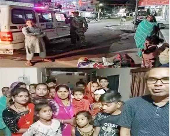 Police helped the passengers late night, thanked them by calling them angels