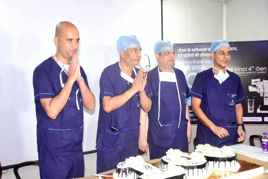 Ramakrishna Care Hospital got the proud achievement of performing 100+ robotic surgeries