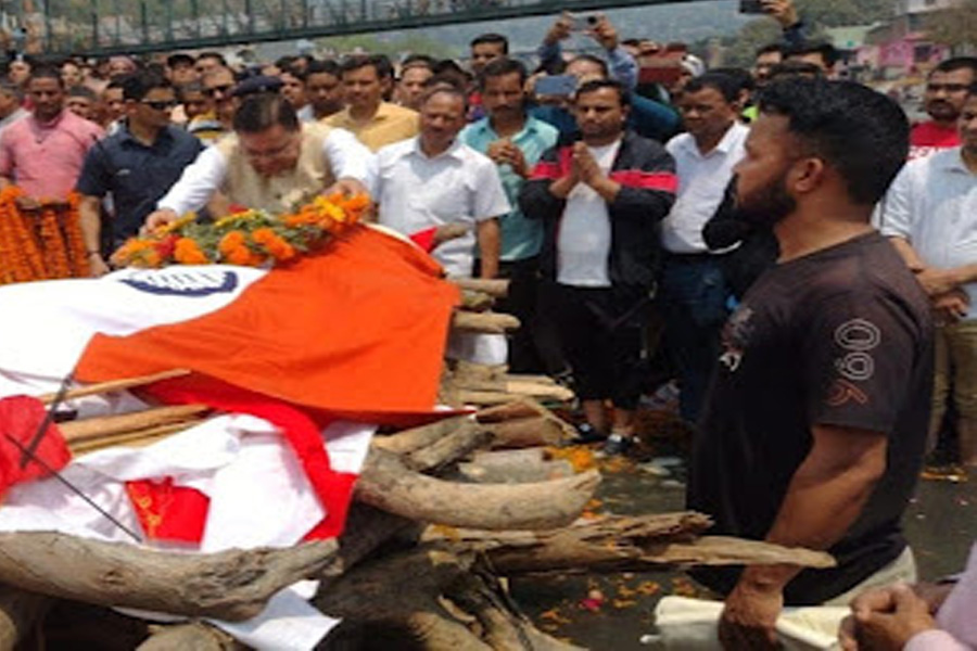 Cabinet minister Chandan Ram Das merged with Panchtatva, CM Dhami paid tribute