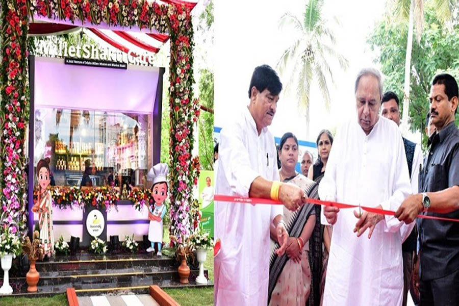 Naveen Patnaik inaugurated Bajra Shakti Cafe at Lok Seva Bhawan