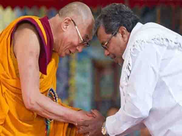 Dalai Lama congratulates Siddaramaiah on becoming Chief Minister