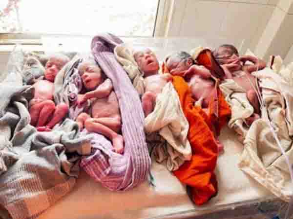 In Ranchi, the woman gave birth to five girls together, the father said – God’s blessings showered
