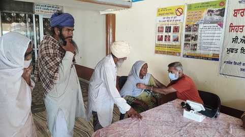 Investigation of 160 in free camp in Tarn Taran