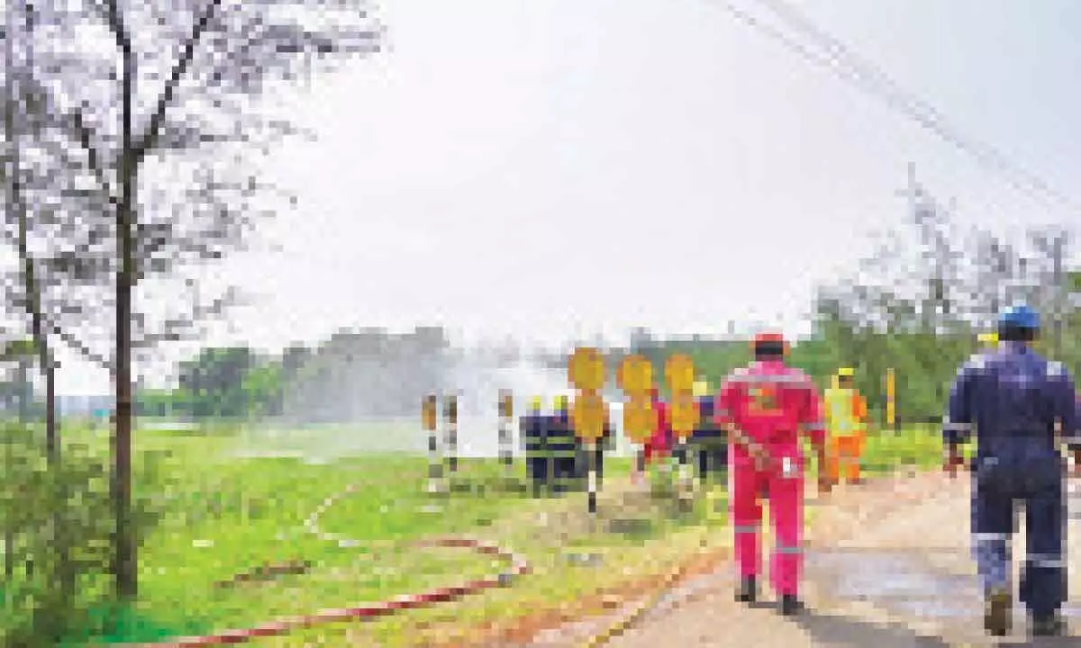 Oil and Natural Gas Corporation conducts ‘Offsite Mock Drill’