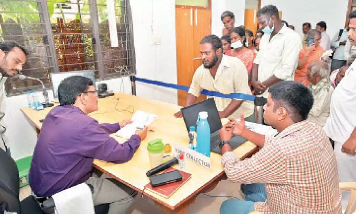 Joint Collector P Srinivasulu said that 261 complaints were received in Chittoor.
