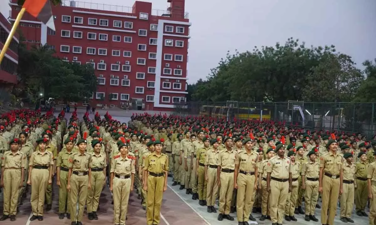 Annual training camp of NCC started at Pramita School