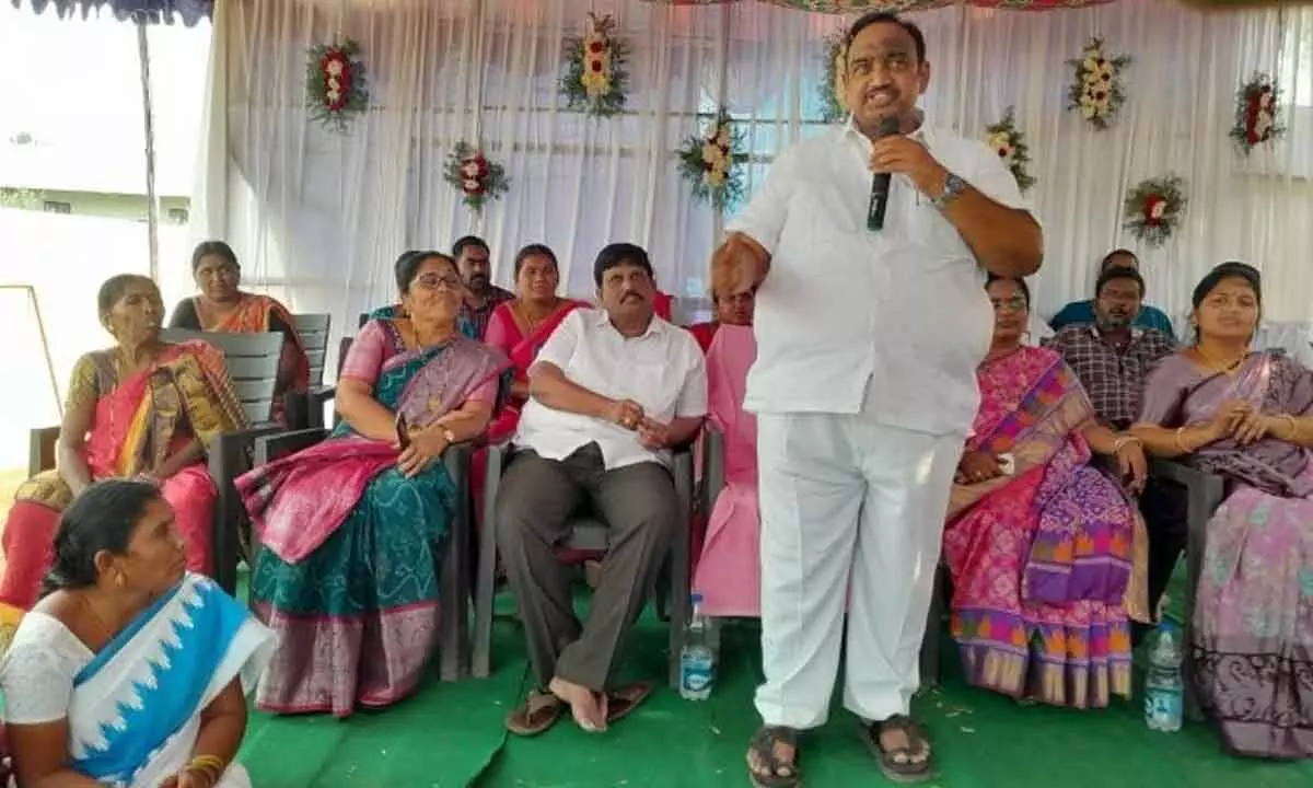 MLA Voditla Satish Kumar inaugurated the panchayat building