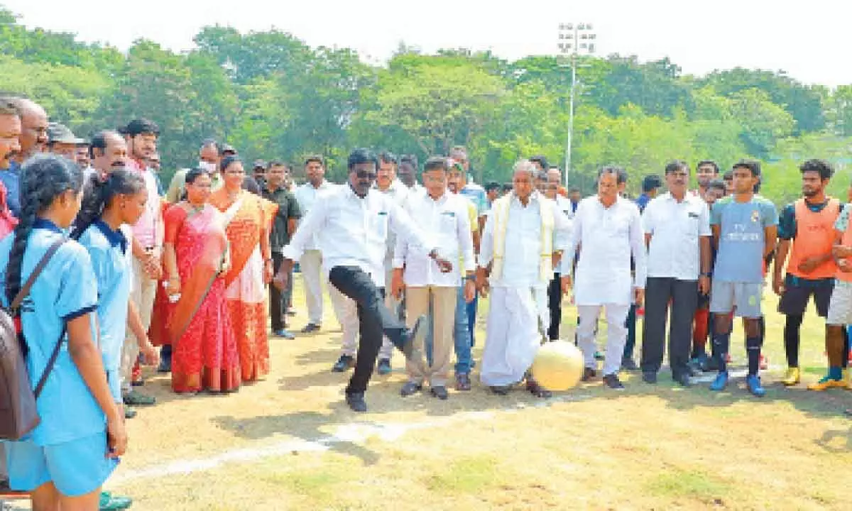 Puvvada inaugurated the CM Cup-2023