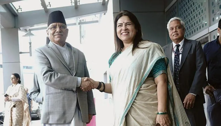 Nepal PM Prachanda Arrives In India On Four-day Visit, Will Hold Talks With PM Modi