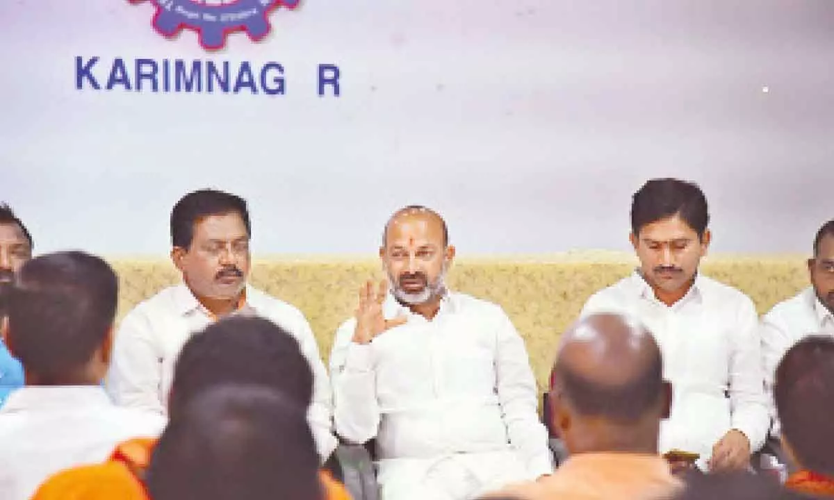 Bandi rejects Congress claims as an alternative to BRS