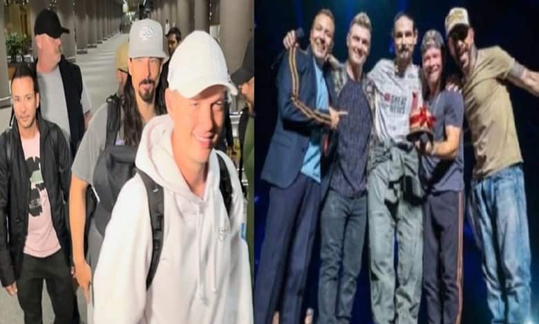 Backstreet Boys land in Mumbai, paparazzi does a repeat of NMACC