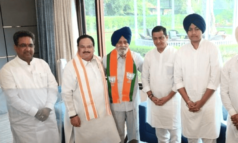 Former Punjab assembly speaker Charanjit Singh Atwal joins BJP