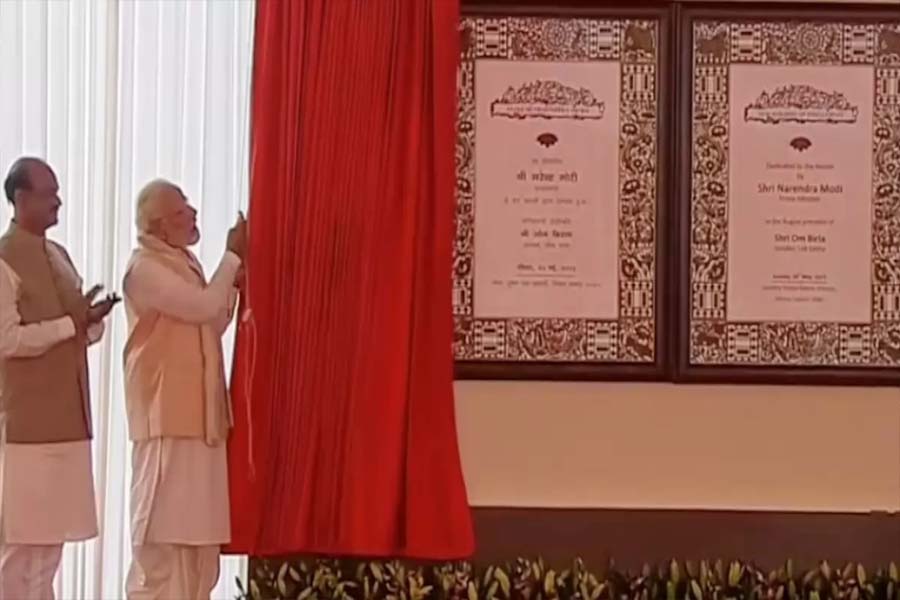 PM Modi Inaugurates New Parliament House Amid Opposition Boycott, Places Sengol In Lok Sabha Chamber