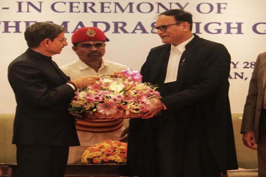 Justice SV Gangapurwala sworn-in as Chief Justice of Madras HC