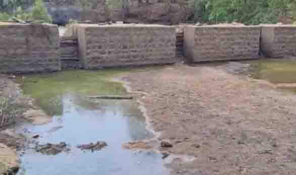 Now lakhs of liters of water has been shed to kill fish, mischievous elements suspected