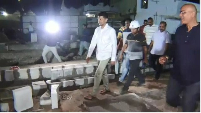 5T Secy VK Pandian visits Puri Srimandira, takes stock of Srimandira Heritage Corridor project work