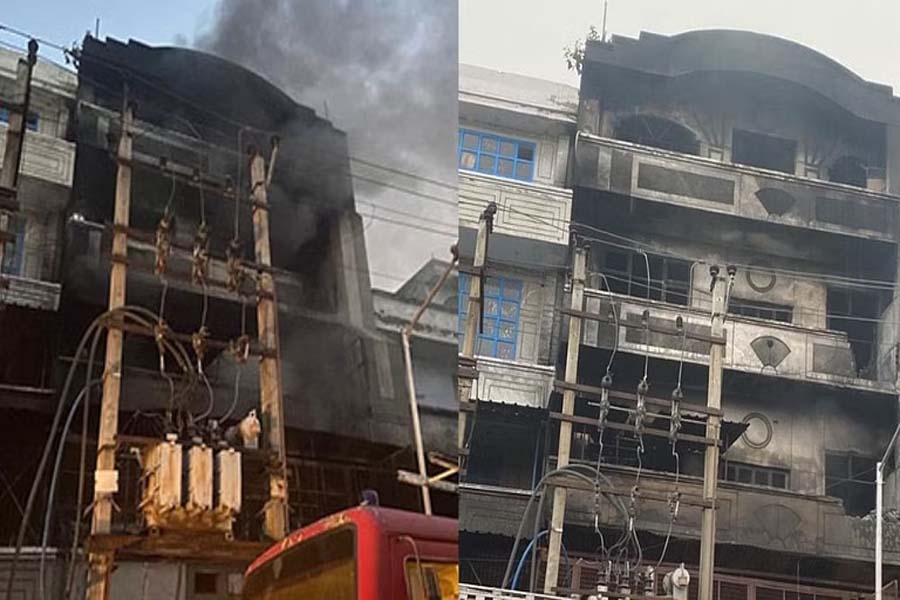 Fire breaks out at shoe factory in Delhi