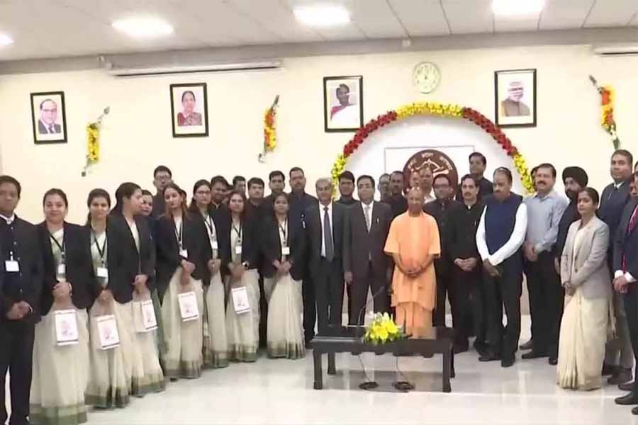 Chief Minister Yogi Adityanath met newly appointed Additional District and Sessions Judges
