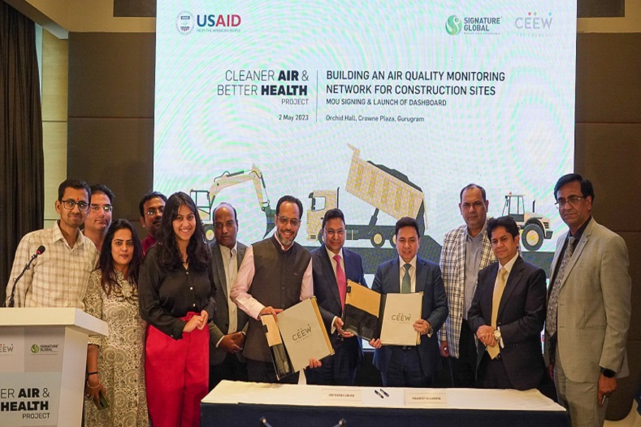 Signature Global (India) Limited and CEEW Deploy a Pilot Air Quality Monitoring Network in Gurugram to Manage Construction Dust