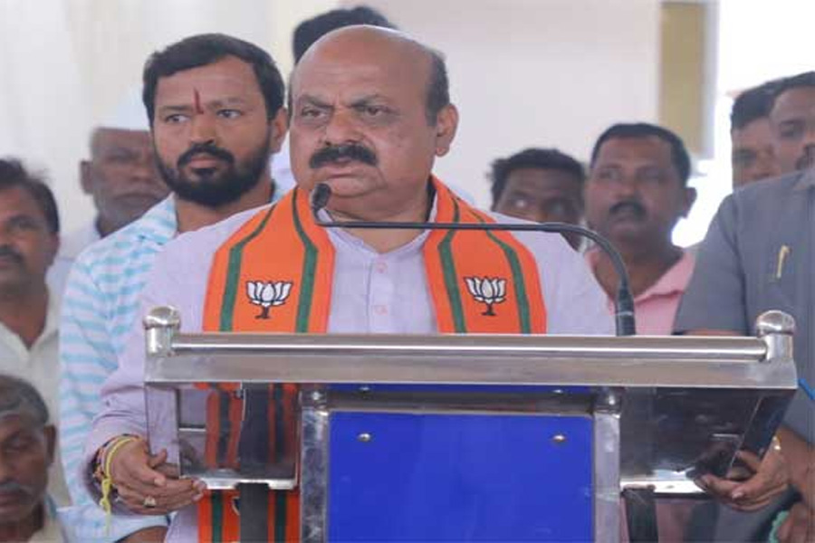 Bommai slams Congress for questioning link between Bajrangbali & Bajrang Dal
