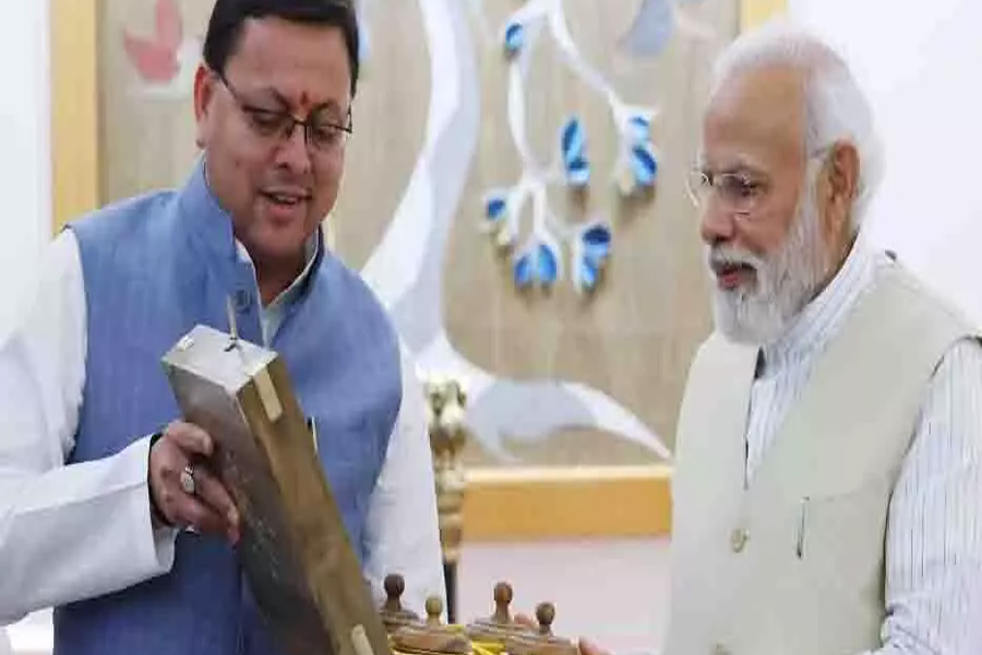 Chief Minister Pushkar Singh Dhami met Prime Minister Narendra Modi