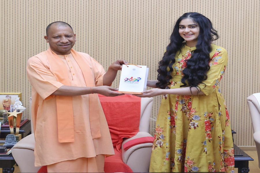 The team of the film ‘The Kerala Story’ paid a courtesy call on CM Yogi at his official residence