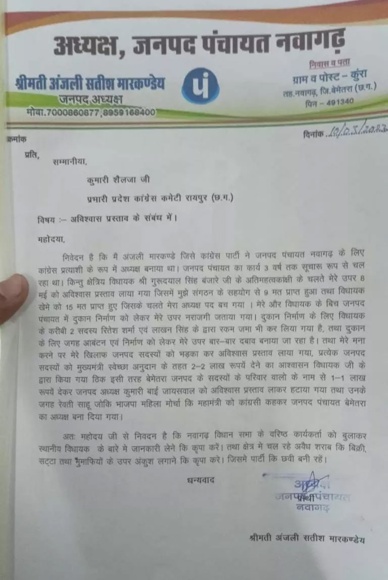 MLA accused of bullying, only party leaders complained