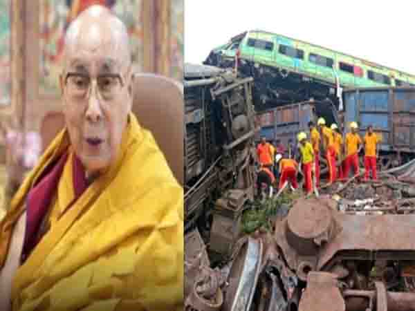 Dalai Lama expressed grief over the death of people in Odisha train accident