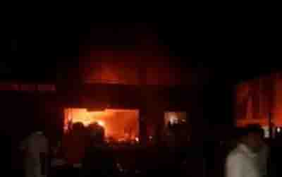 Fierce fire in warehouses in Iran’s capital Tehran
