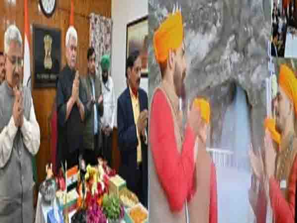 J&K LG participates in ‘puja’ for formal start of Amarnath Yatra 2023