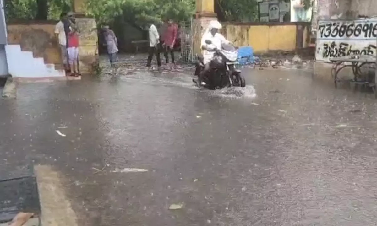 Many areas were submerged due to rain in Gurjala