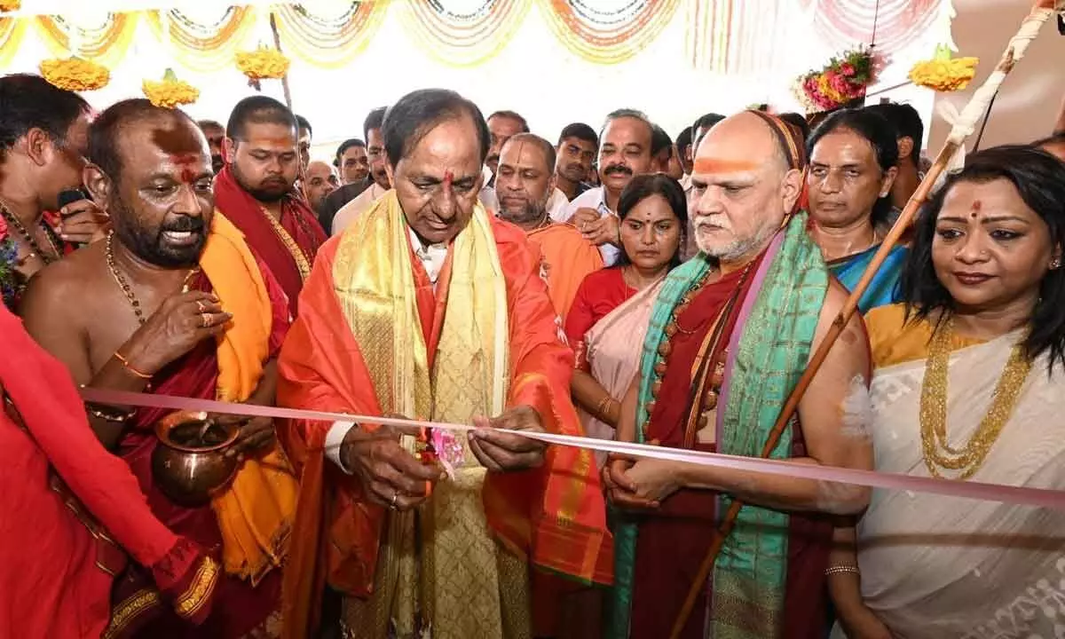 CM KCR announced many soaps for Brahmins